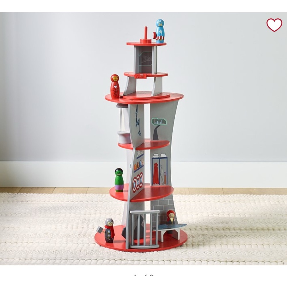 2021 Pottery Barn Kids Avengers Tower w/ blocks